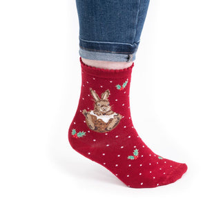 Wrendale Rabbit Christmas Sock