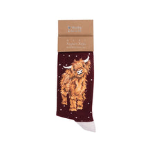 Load image into Gallery viewer, Wrendale Highland Cow Mens Sock
