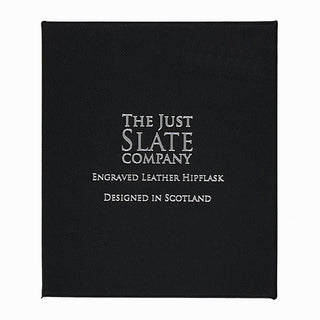 Selbrae House Leather Hip Flask - Pheasant