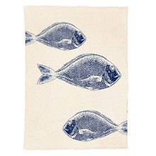 Load image into Gallery viewer, Selbrae House Linen Tea Towel- Fish Repeat
