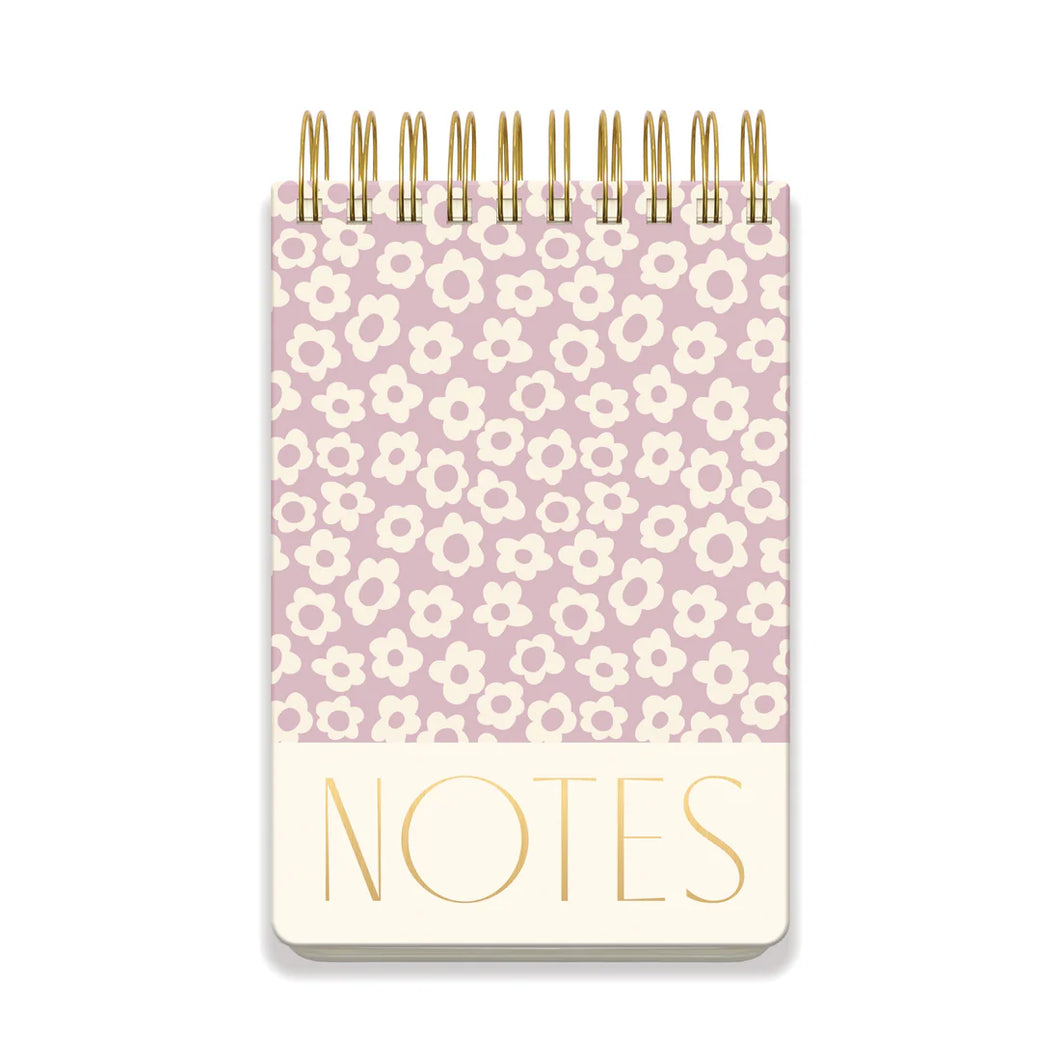 Gentleman’s Hardware Large Chunky Notepad In Lilac & Ochre Stripes