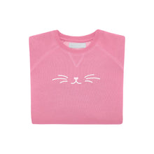 Load image into Gallery viewer, Bob &amp; Blossom Rose Pink Cat Sweatshirt
