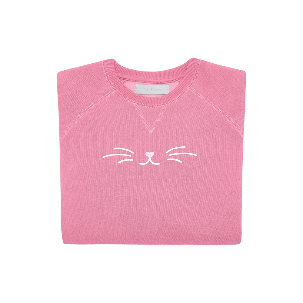 Bob & Blossom Rose Pink Cat Sweatshirt