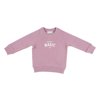 Bob & Blossom Violet Believe In Magic Sweatshirt 2 Yrs