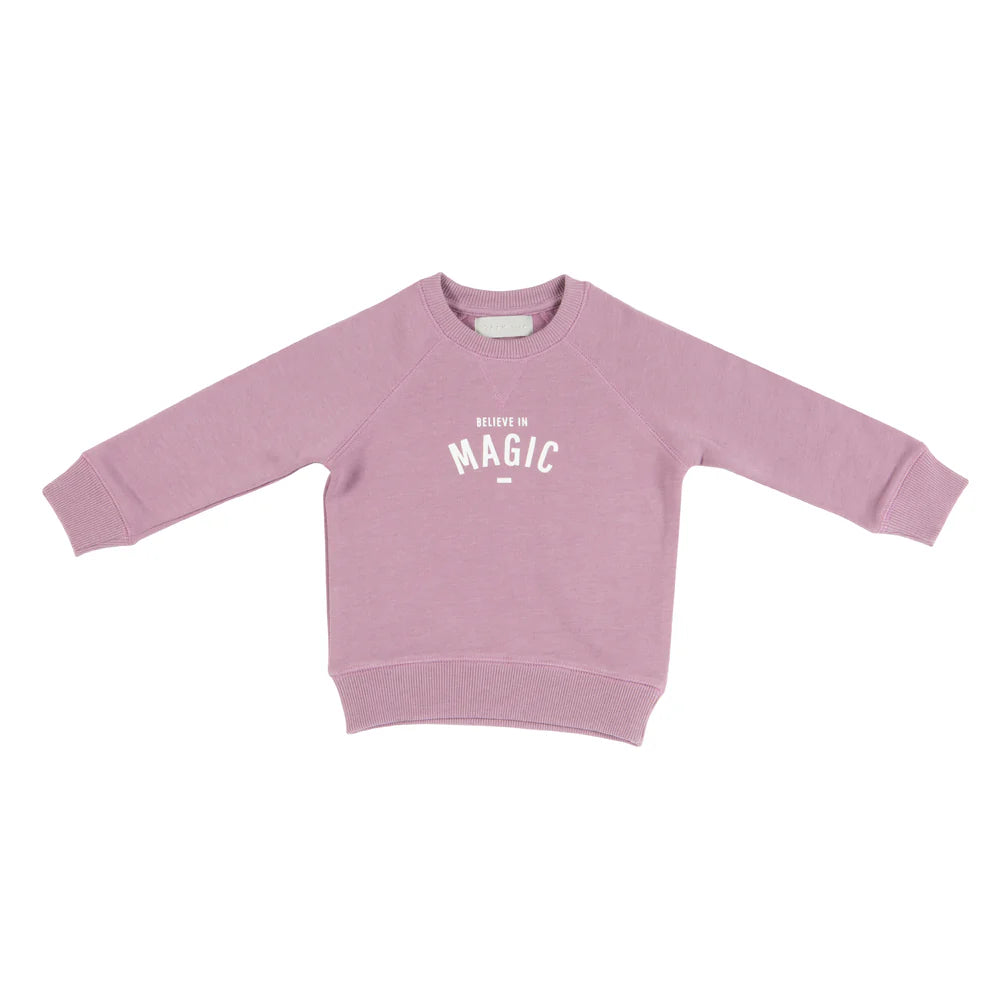 Bob & Blossom Violet Believe In Magic Sweatshirt 2 Yrs