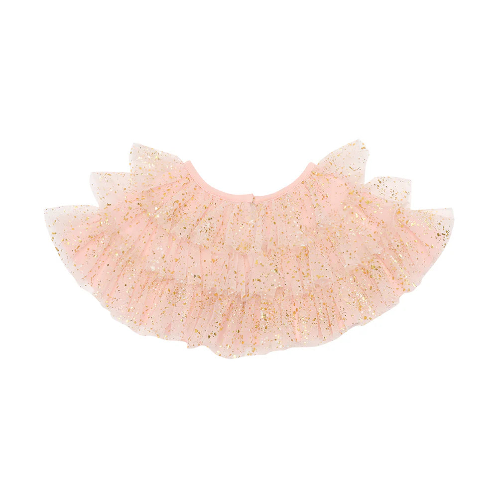 Bob & Blossom Pale Pink Sparkle Layer Cape