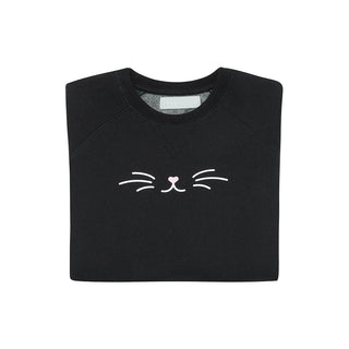 Black Cat Sweatshirt 6 Yrs