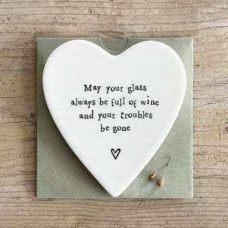 Coaster - May Your Glass Always Be Full