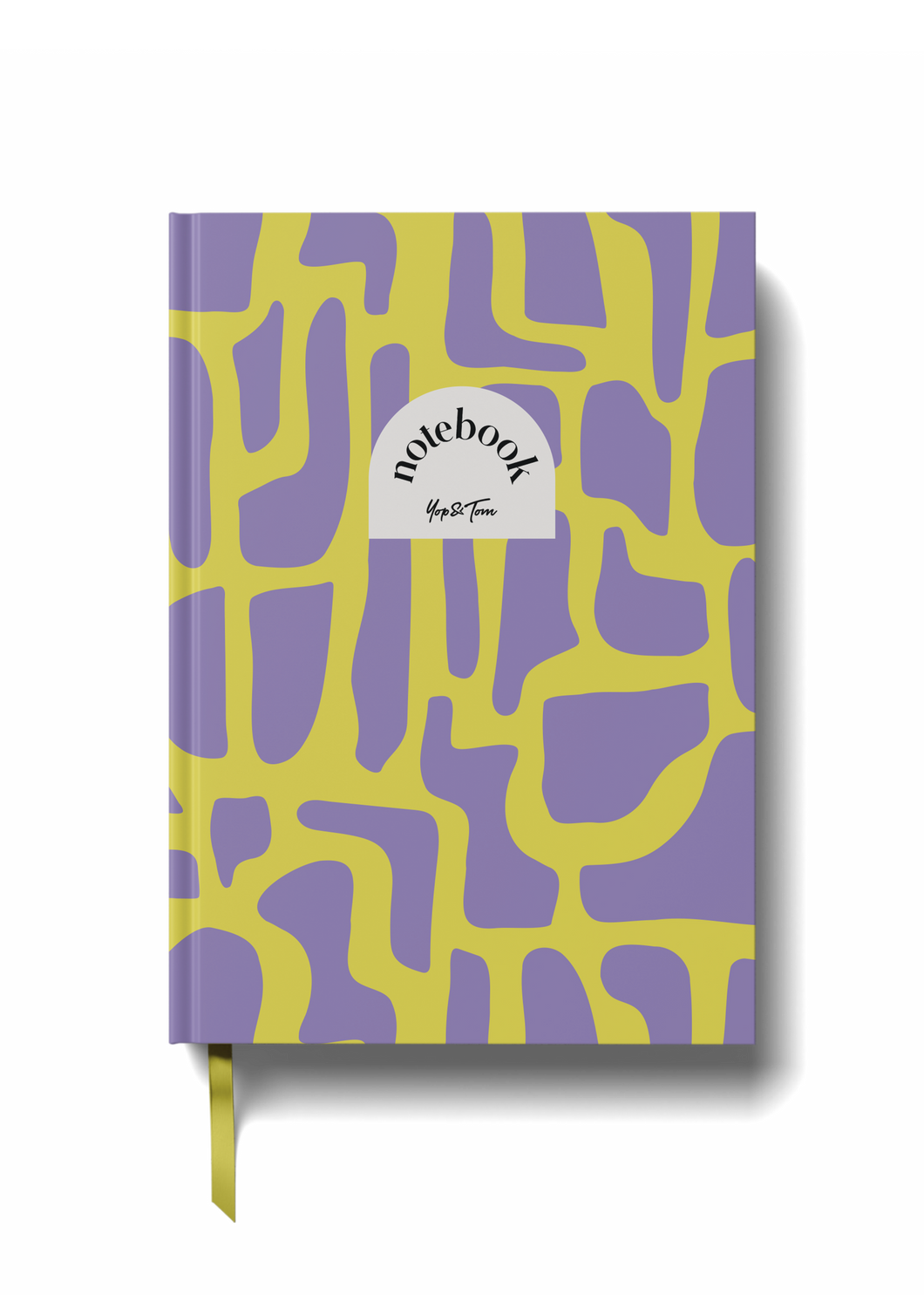 Yop & Tom Lined Notebook - Purple Islands