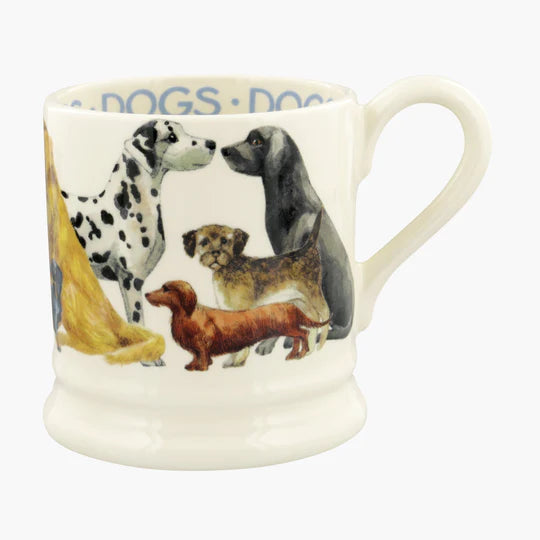 Dogs Dogs All Over 1/2 Pint Mug
