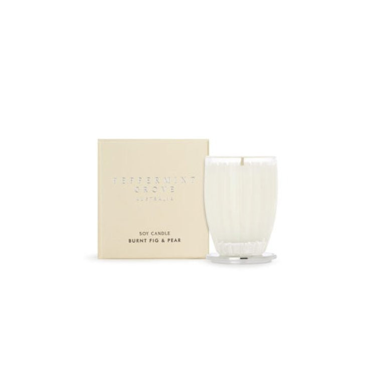 Peppermint Grove Burnt Fig & Pear Candle 200g