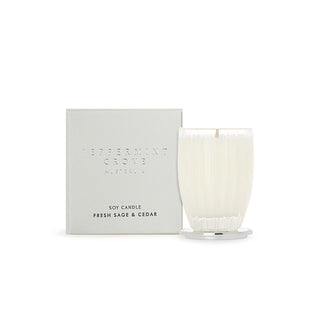 Peppermint Grove Fresh Sage & Cedar Candle 200g