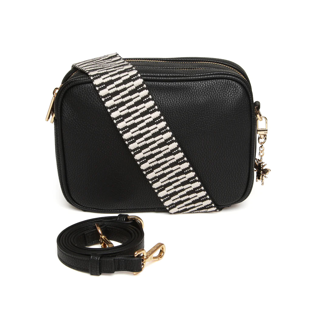 Alice Wheeler- Black Soho Camera Cross Body Bag