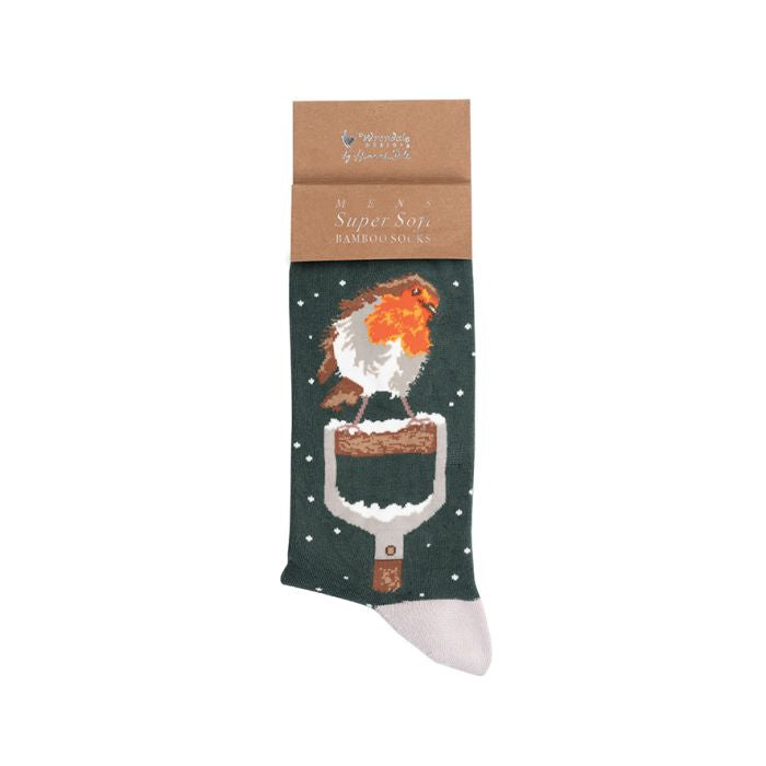 Wrendale Robin Mens Sock