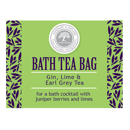 Bath Tea Bag - Gin, Lime & Earl Grey Tea