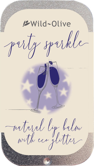 Wild Olive Party Sparkle Lip Balmo