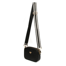Load image into Gallery viewer, Alice Wheeler Black- Mini Mayfair with Webbing Strap
