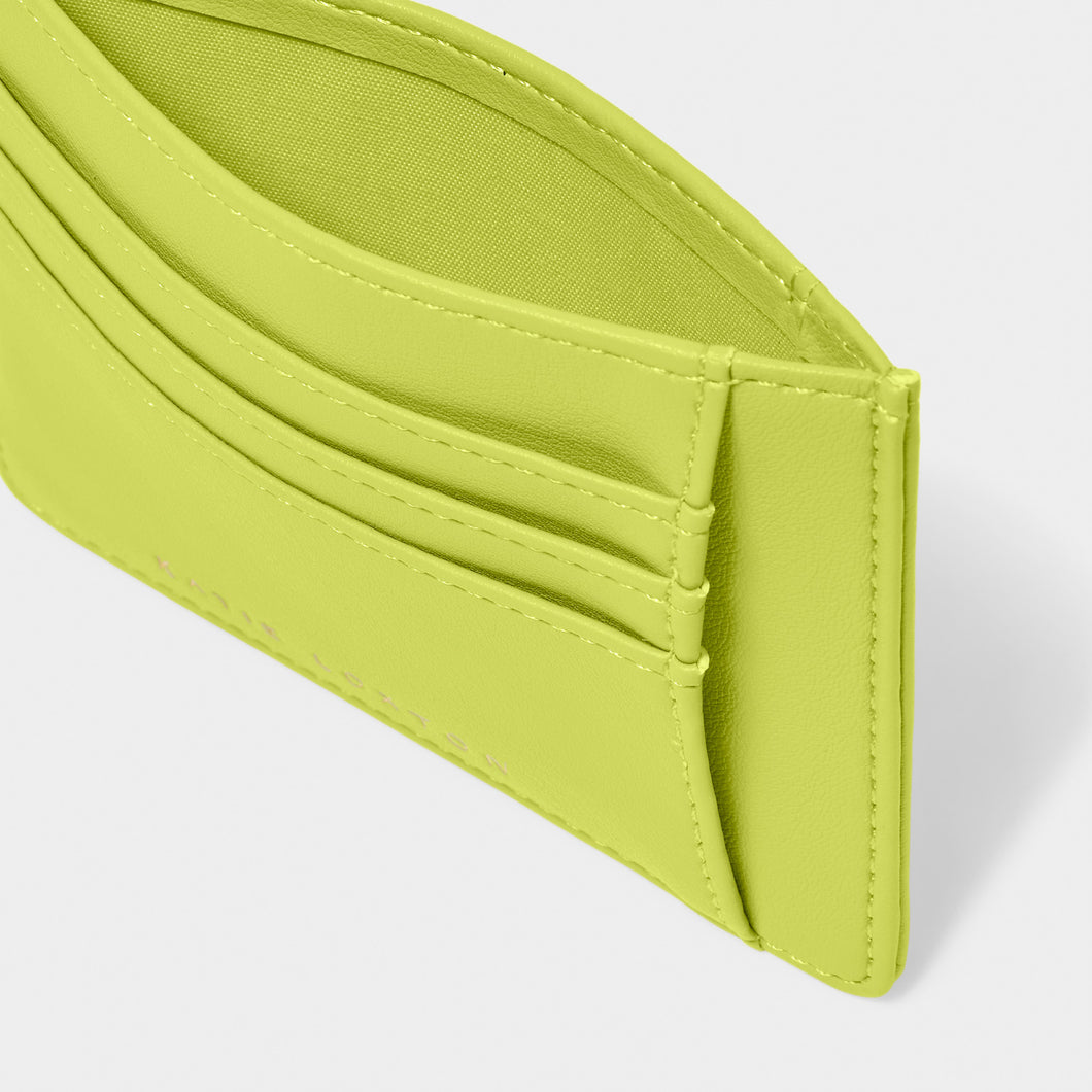 Katie Loxton Lily Lime Green Card Holder