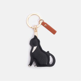 Tuxedo cat novelty keyring by Caroline Gardner