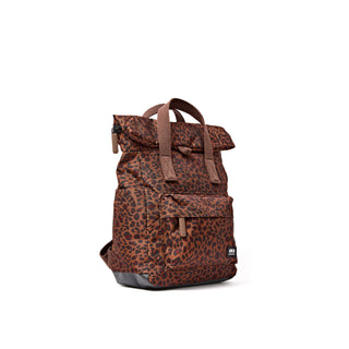 ROKA Canfield Small Roll Top Backpack - Mini Leopard