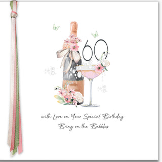 RIBBONS AND ROSES - 60 With Love On Your Special Birthday