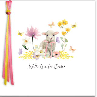 RIBBON AND ROSES EASTER - With Love For Easter - Lamb
