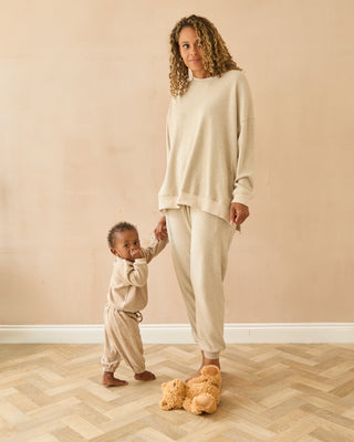CHALK RACHEL SWEATSHIRT IN BEIGE