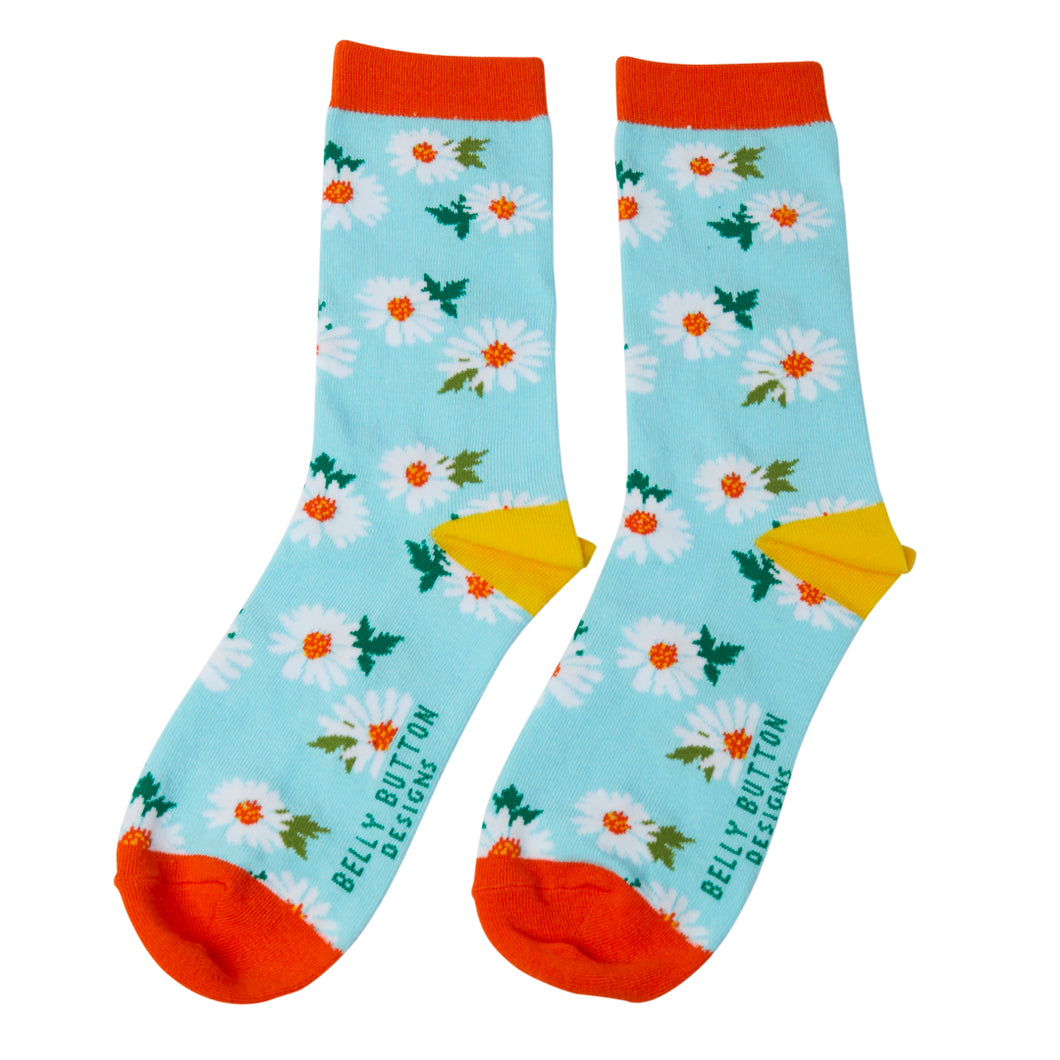 Belly Button Socks - Daisies