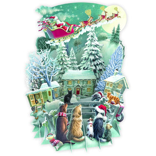It's Santa 3D pop-up Christmas card