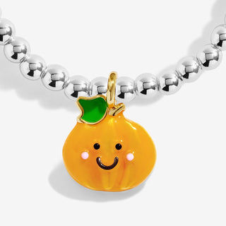KIDS' A LITTLE JOMEES | CUTEST PUMPKIN IN THE PATCH | Silver & Gold Plated | Bracelet | 15.5cm stretch