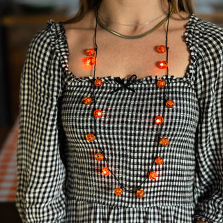 Pumpkin LED Necklace