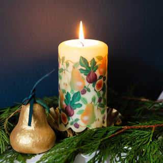 Pear Pillar Candle - 15cm |