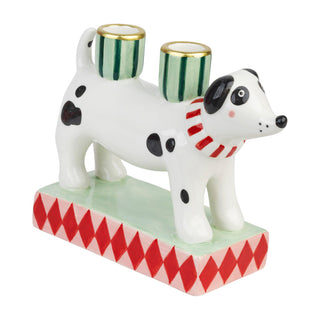 Dog Ceramic Candle Holder, 15cm