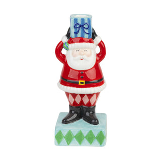 Santa Ceramic Candle Holder, 20cm