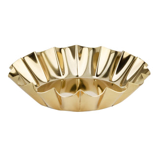 Candle Shop Enamel Pillar Candle Holder, Gold