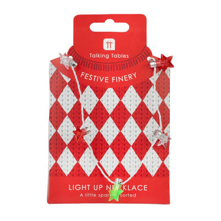 Festive Finery LED Star Necklace