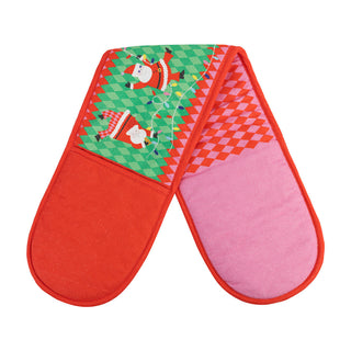 Fun Guy Santa Double Oven Glove