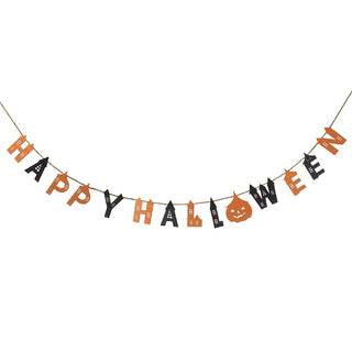 Metal Happy Halloween Bunting