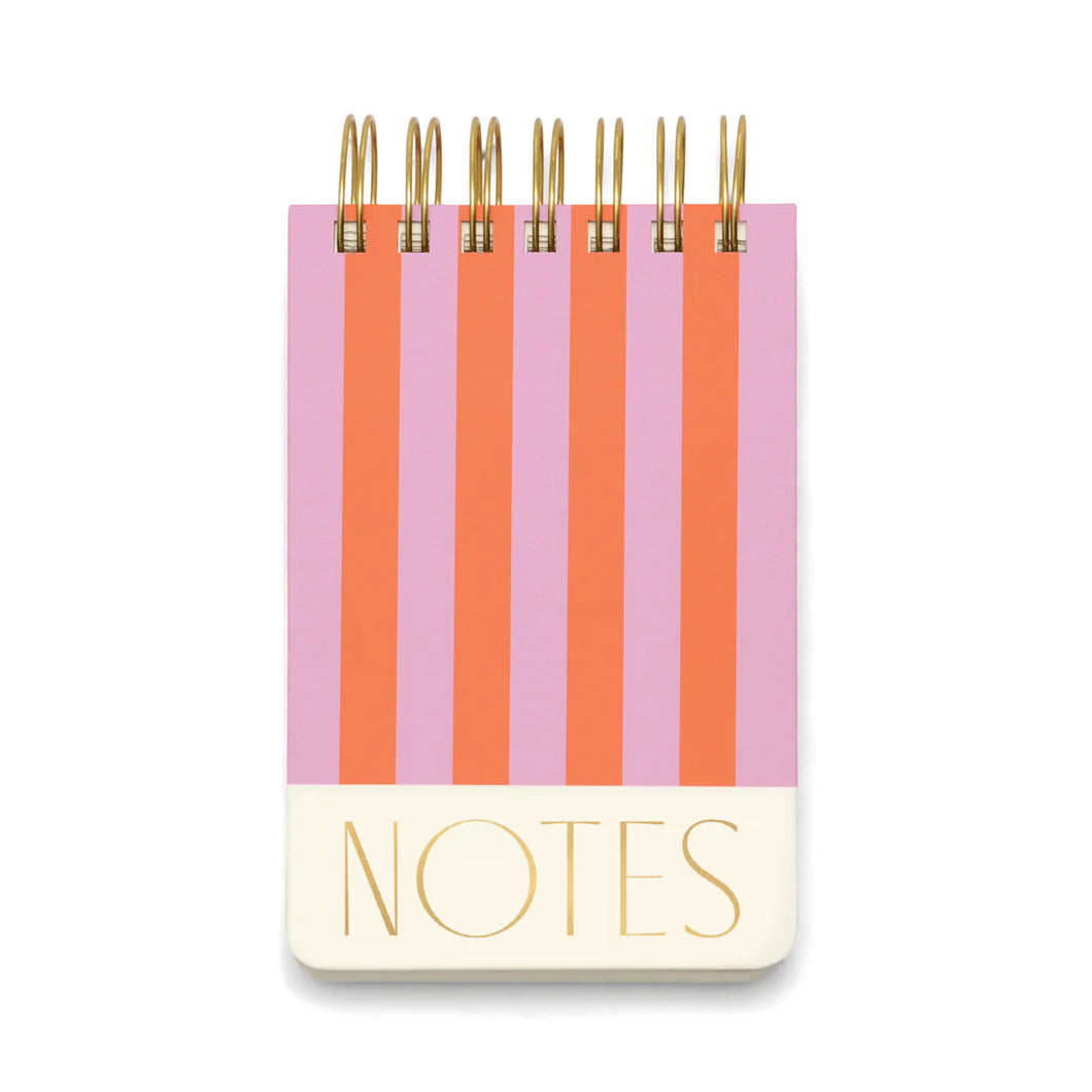 Twin Wired Notepad - Stripes