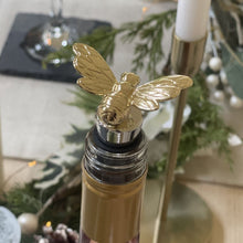 Load image into Gallery viewer, Selbrae House Gold Bee Bottle Stopper
