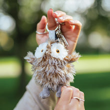 Load image into Gallery viewer, Owl Plush Keyring
