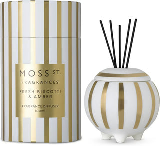 Moss St - Fresh Biscotti & Amber Diffuser 100ml