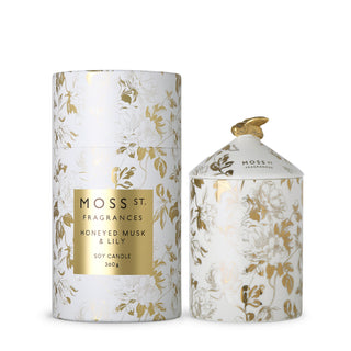 Moss St - Honeyed Musk & Lily Candle 360g