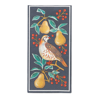 Partridge Guest Napkins, 40cm, 16pk