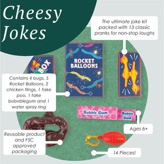 Prank Kit - 14 Joke Pieces | Retro Fun