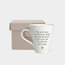 Load image into Gallery viewer, Porcelain mug-People, places &amp; memories

