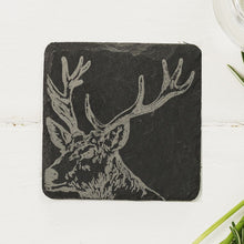 Load image into Gallery viewer, Etched Stag Coasters
