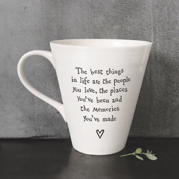 Porcelain mug-People, places & memories