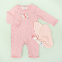 Load image into Gallery viewer, Albetta Applique Butterfly Babygrow
