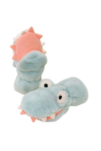 Load image into Gallery viewer, Kids Fluffy Mittens - Goofy Monster Pale Blue
